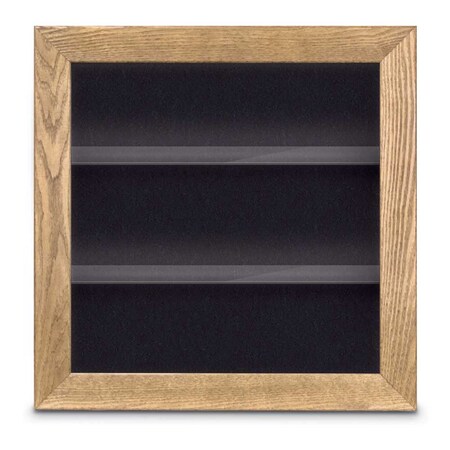 United Visual Products Outdoor Enclosed Combo Board, 42"x32", Gold Frame/Green & Cobalt UVCB4232ODG-GREEN-COBACC